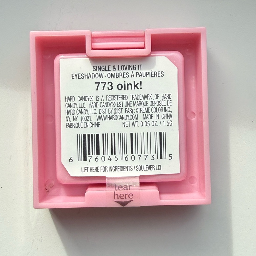 Hard Candy 773 “Oink!” Shimmer Eyeshadow “Single &‎ Loving it” - Picture 2 of 3